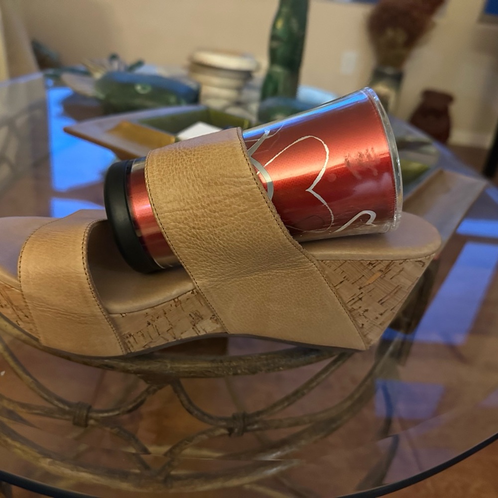 Wedge sandals - never worn